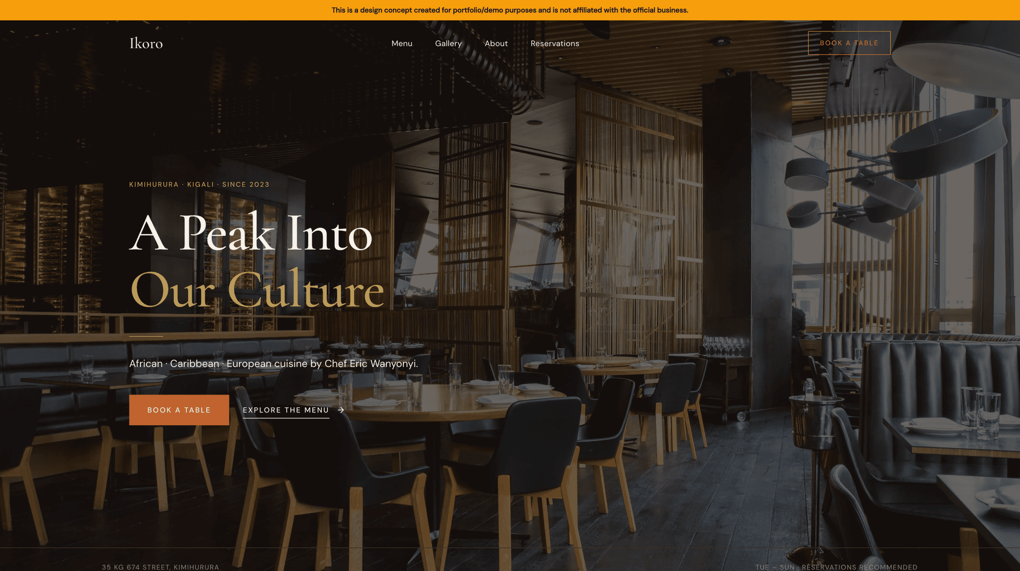 Treasures of Ikoro | Fine Dining